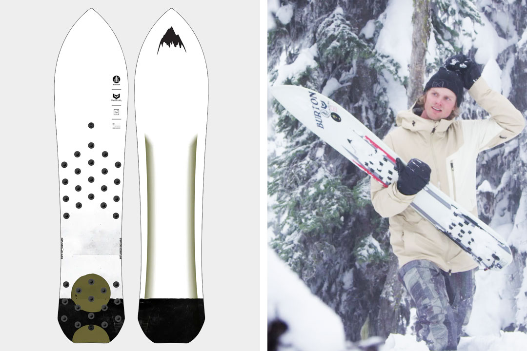 スノーボード BURTON FAMILY TREE Resonator Pow surfer Burton / Burton Family Tree Resonator Powsurf Snowboard