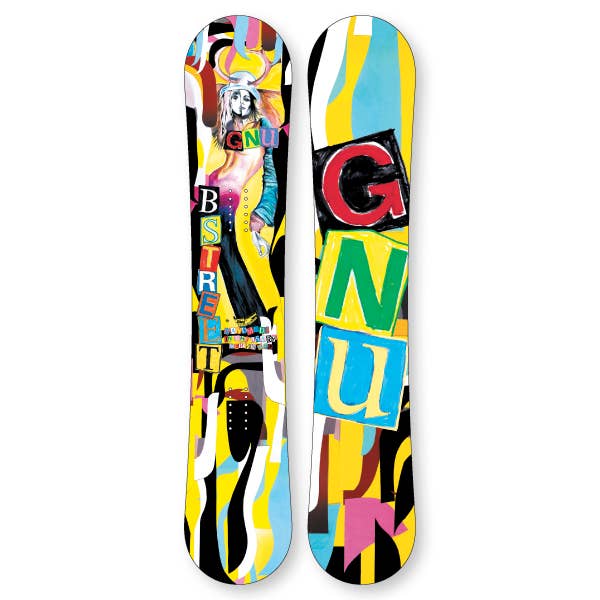 GNU B-Street Woman's Snowboard - Snowboarder