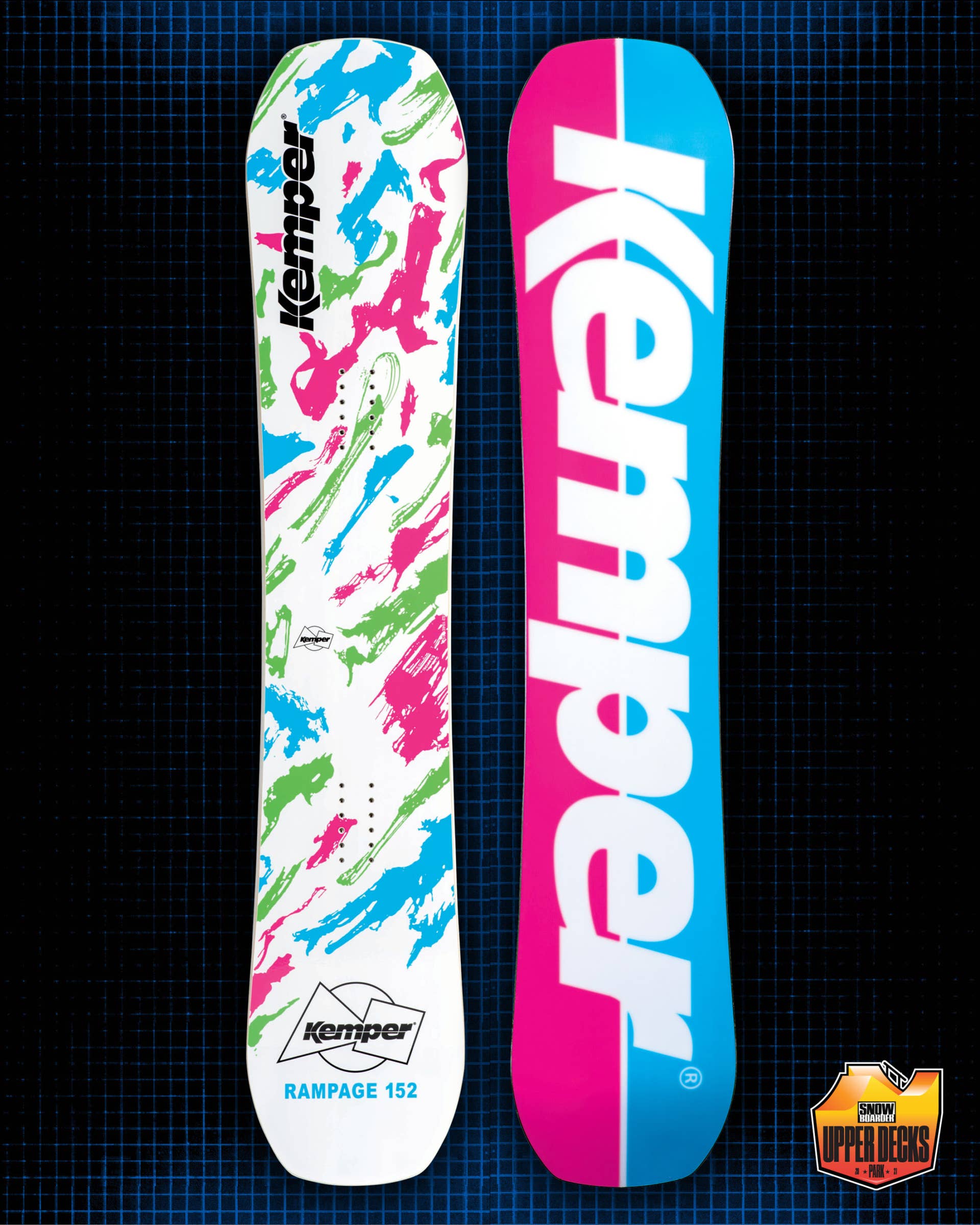 2021 Upper Decks Park Boards: Kemper Rampage 1989/90 - Snowboarder