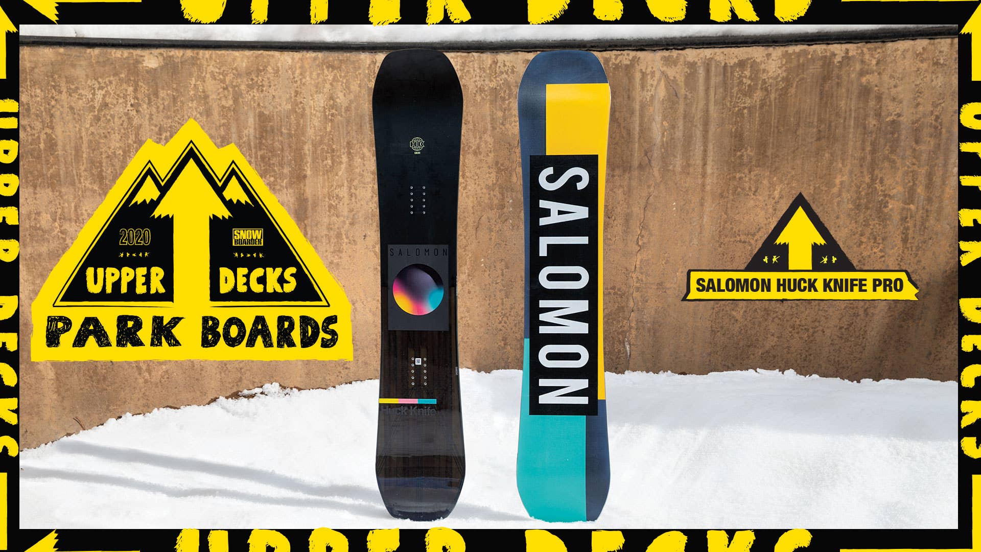 2020 Upper Decks Park Boards: Salomon Huck Knife Pro - Snowboarder