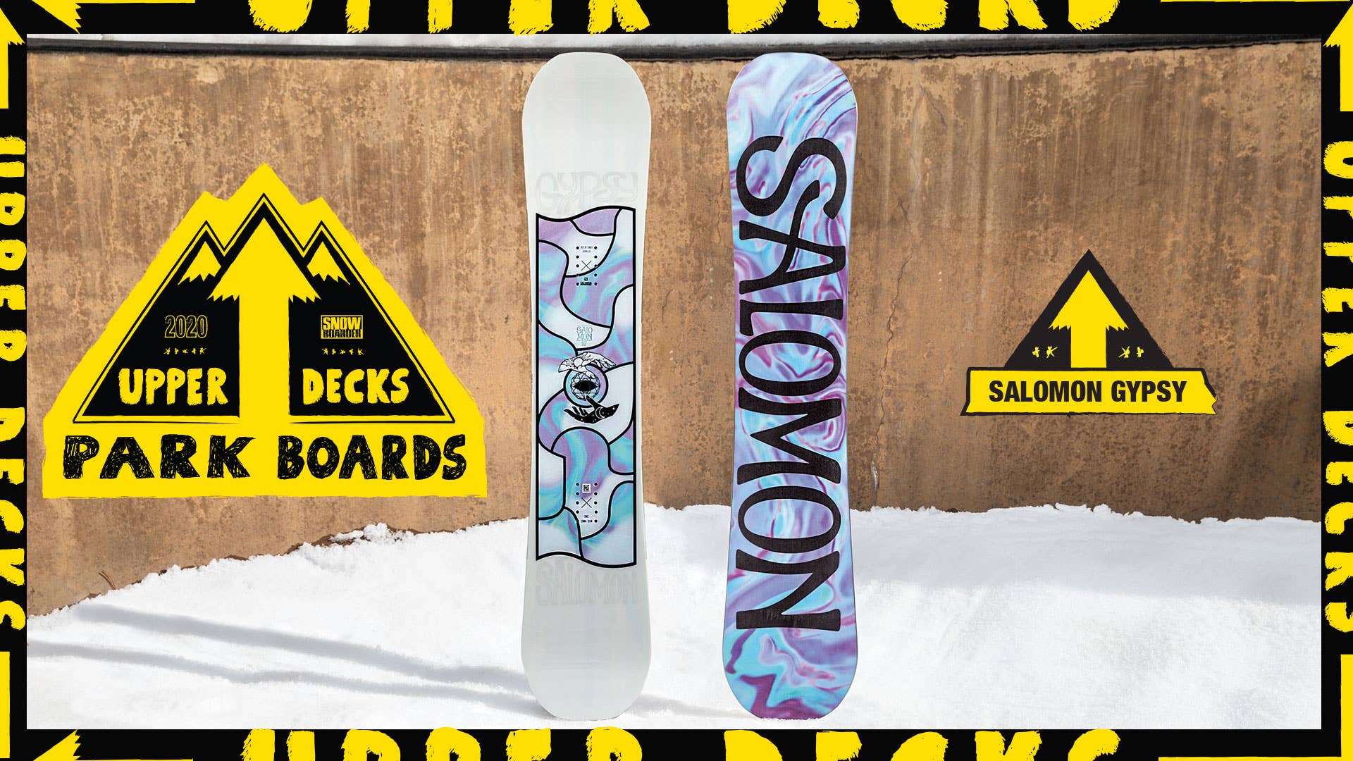 2020 Upper Decks Park Boards: Salomon Gypsy - Snowboarder