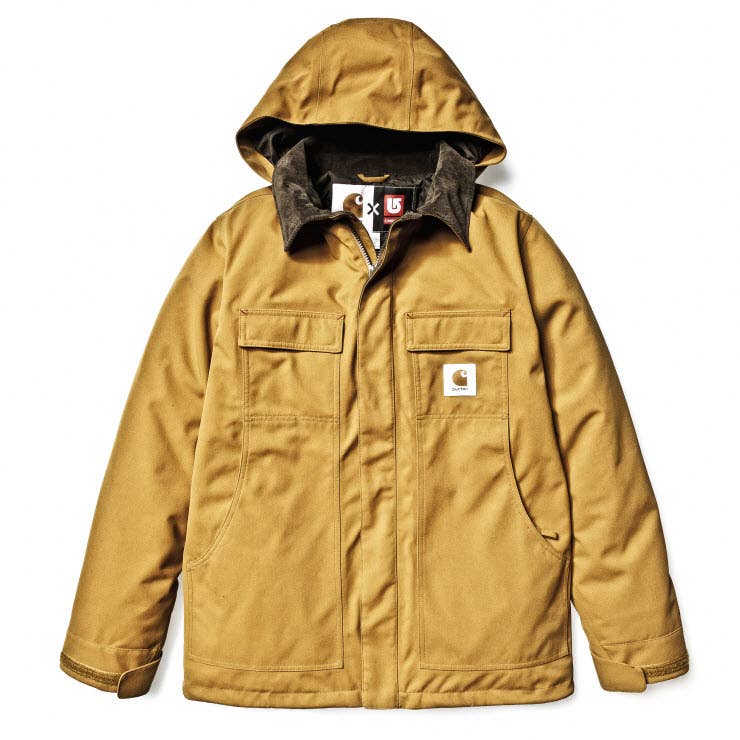 Burton Carhartt コラボ スノーボードウェア　 S スノボブランド「バートン」が「カーハート」とコラボ ワークウエアを