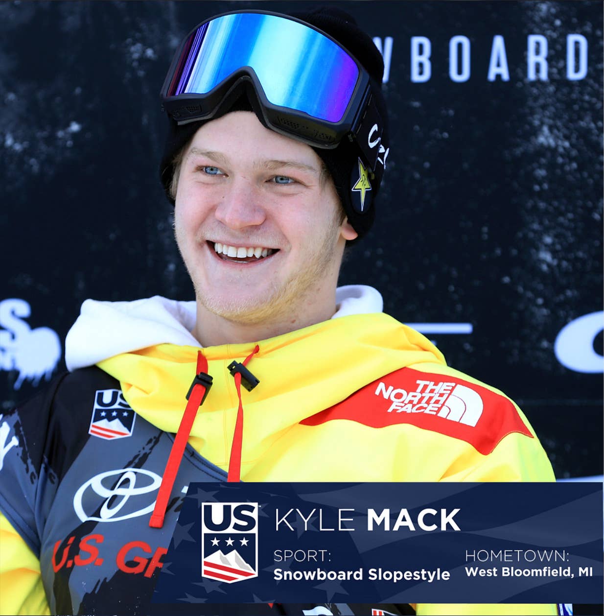 Kyle Mack Get to Know the 2018 Winter Olympic U.S. Slopestyle Team - Snowboarder