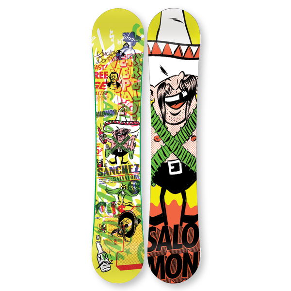 【良品】SALOMON SANCHEZ 156cm スノーボード salomon-sanchez-snowboard-2011