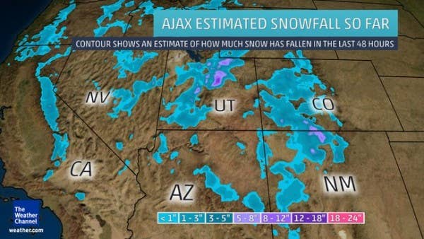 NOAA Winter Storm Warning : Blizzard is Coming to Colorado - Snowboarder