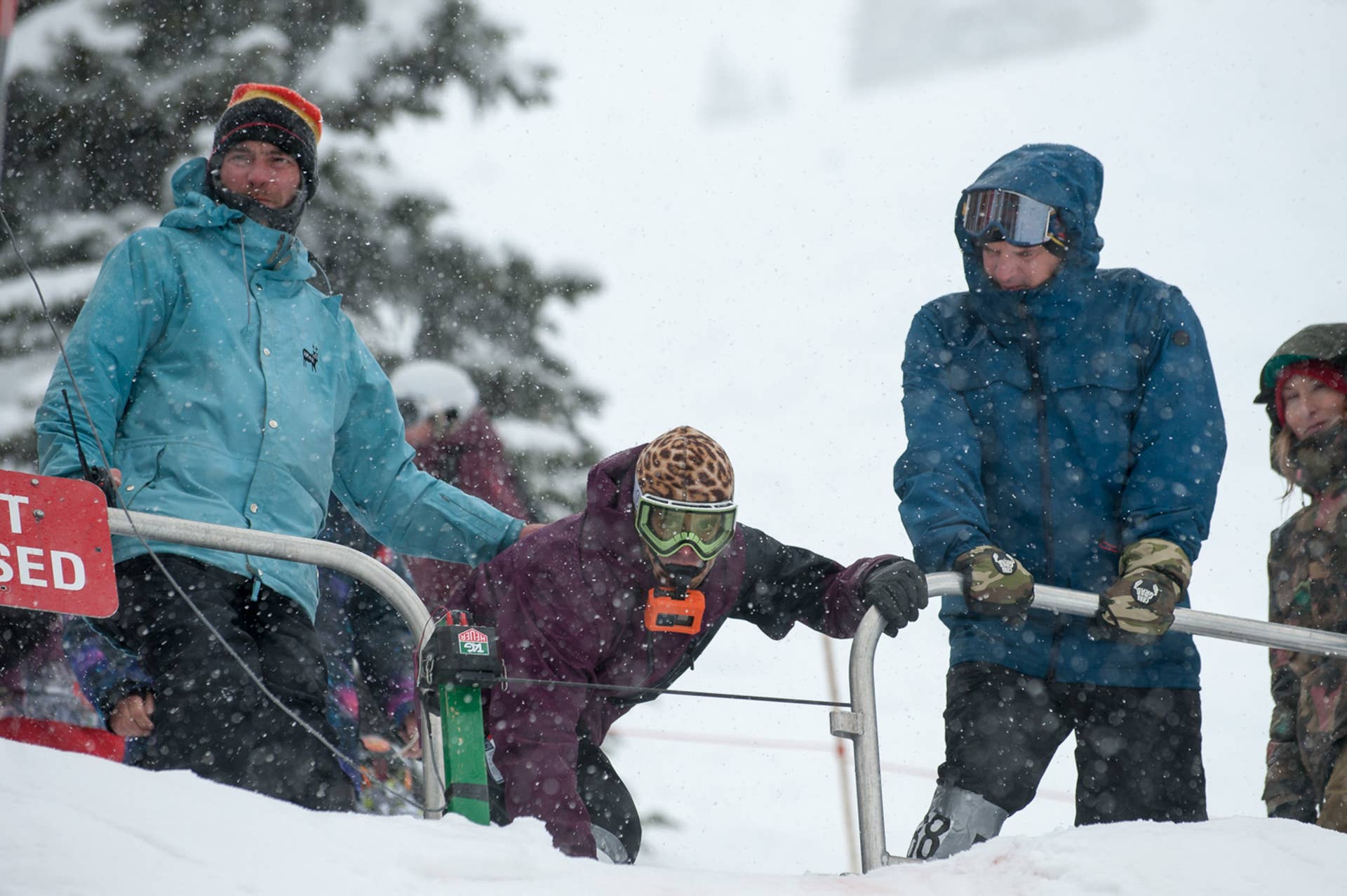 Last Ditch Effort—Banked Slalom at Crystal Mountain - Snowboarder