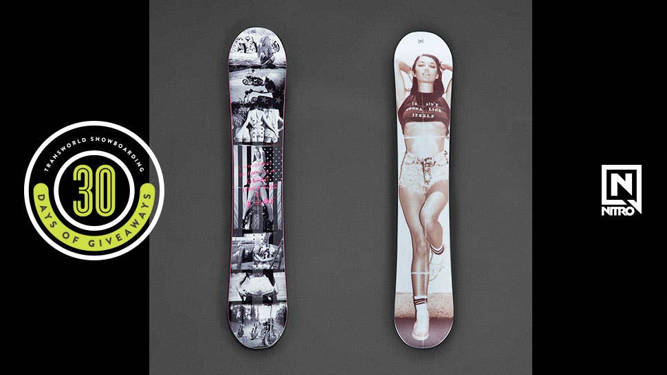 nitro american rouse snowboard Nitro American Rouse Snowboard : 30 Days of Giveaways 2017