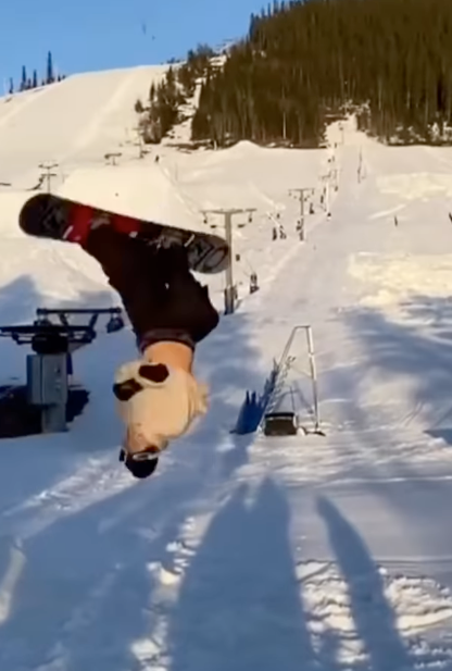 Look: World's Smallest Rippey Flip? - Snowboarder