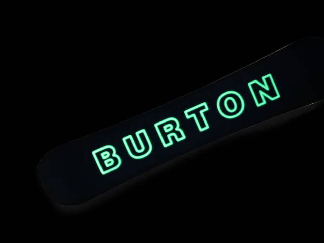 New Burton 'Custom' Glow In The Dark Board - Snowboarder