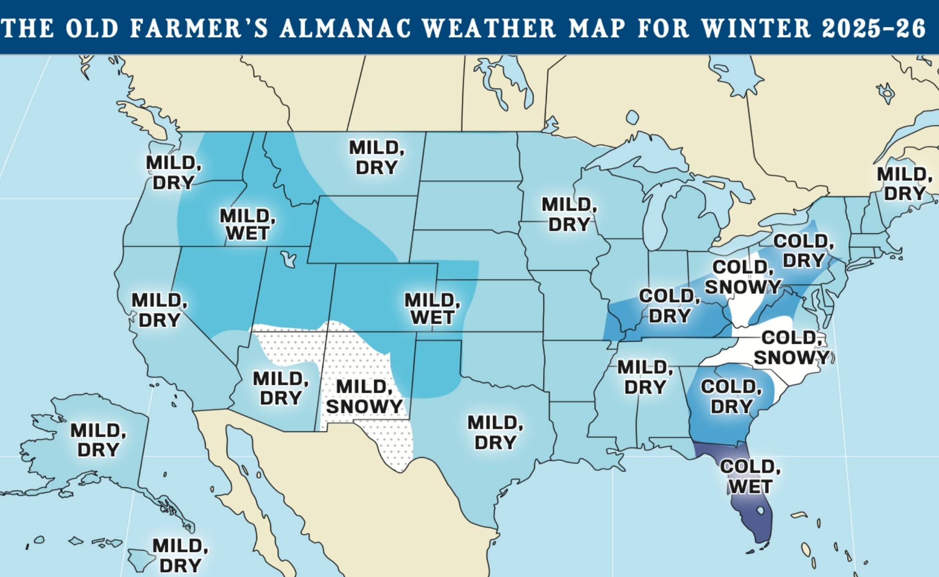 Old Farmers Almanac Unveils Bold Early Winter Forecast for North America