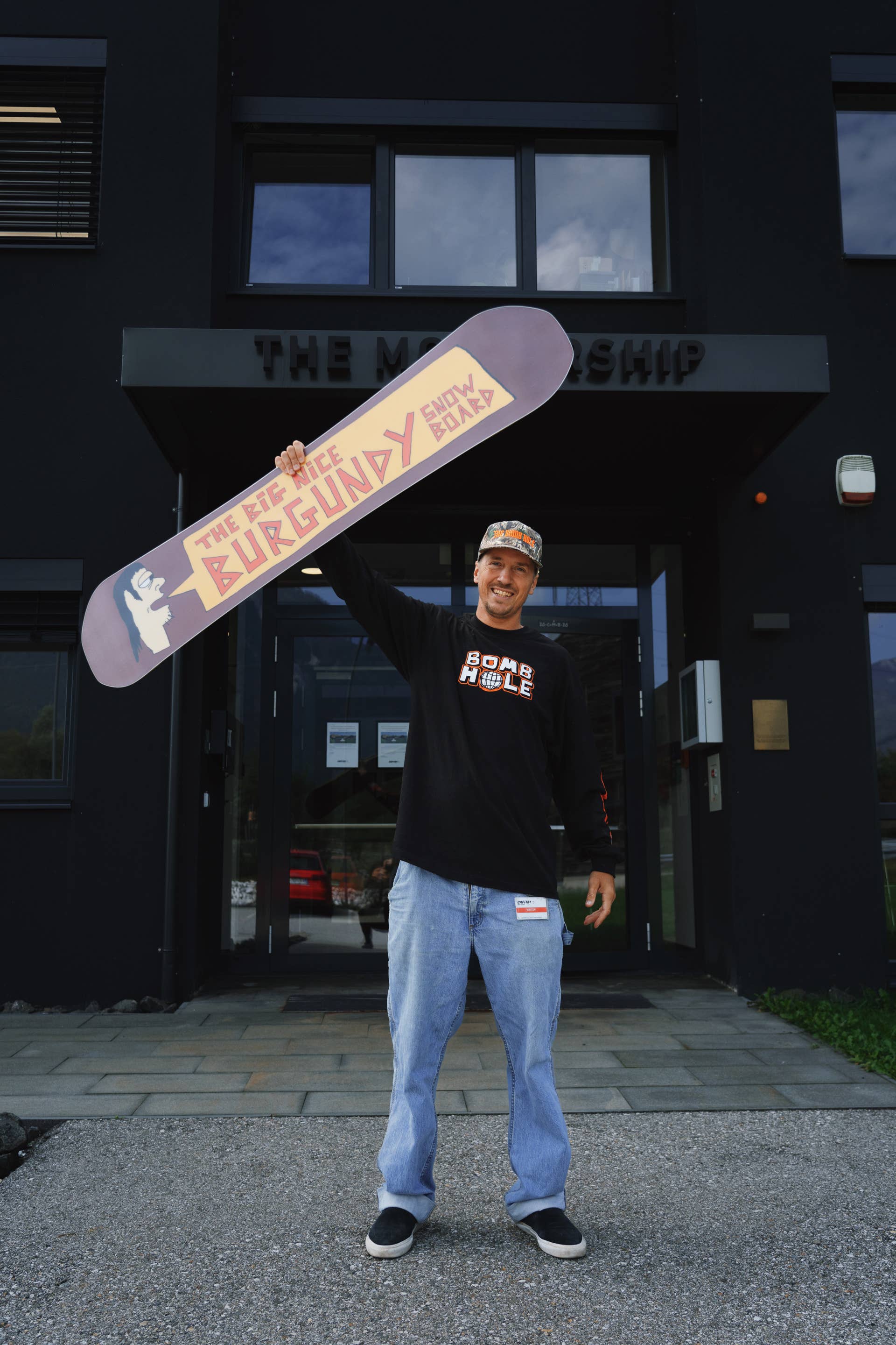 burgundy capita snowboard hoodies x Bomb Hole The Big Nice 2025 – Shoreline Tahoe full zip closure Chris Grenier Finally Has His