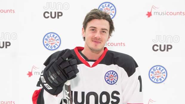 Olympic snowboarder Mark McMorris attends the Juno Cup Practice at Bill Copeland Sports Centre on March 23, 2018 in Burnaby, Canada.