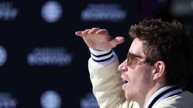 Shaun White watches the action during the men's snowboard halfpipe competition on day 2 of The Snow League at Buttermilk Ski Resort on March 08, 2025 in Aspen, Colorado.