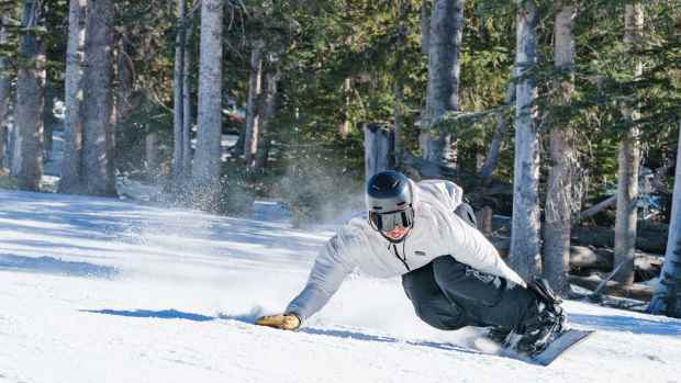 Snowboarder at Arizona Snowbowl