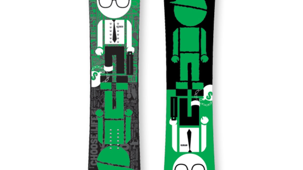 Stepchild Salary Man (A.K.A. Powder Sucks) Snowboard - Snowboarder
