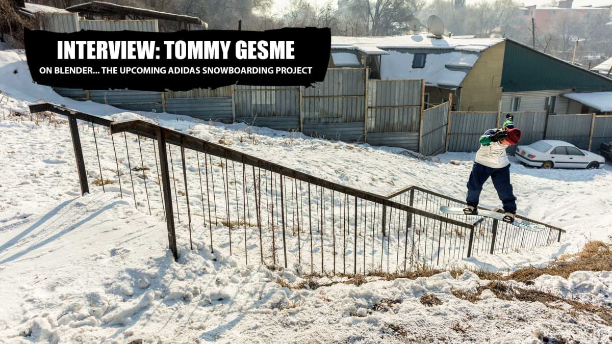 Interview Tommy Gesme On Upcoming adidas Project Blender
