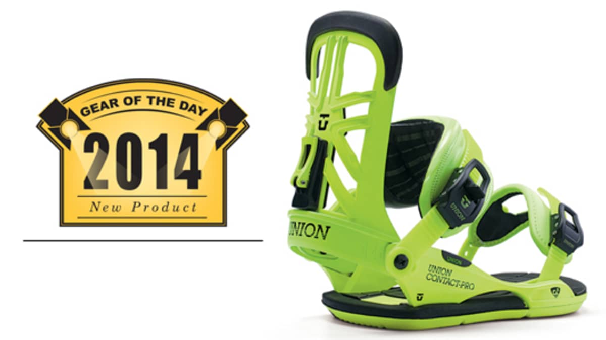 Gear of the Day: Union Contact Pro Bindings - Snowboarder