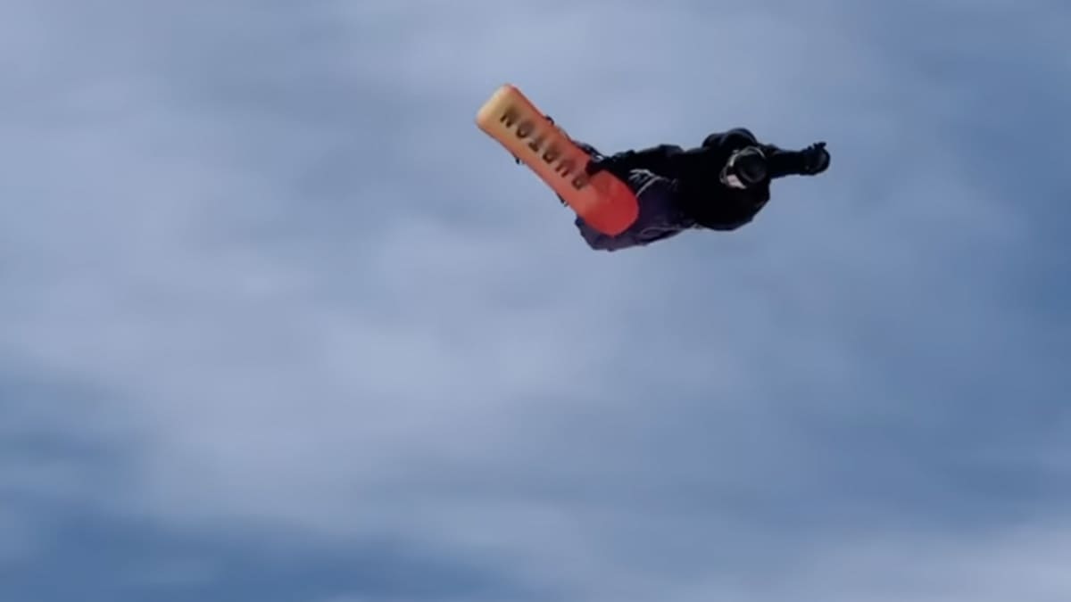 Look: Snowboarding World Record Holder Boosts Huge Air In Utah - Snowboarder