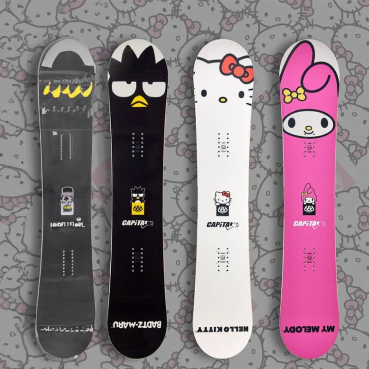 686 X Hello Kitty Snowboards: Limited Edition Collab