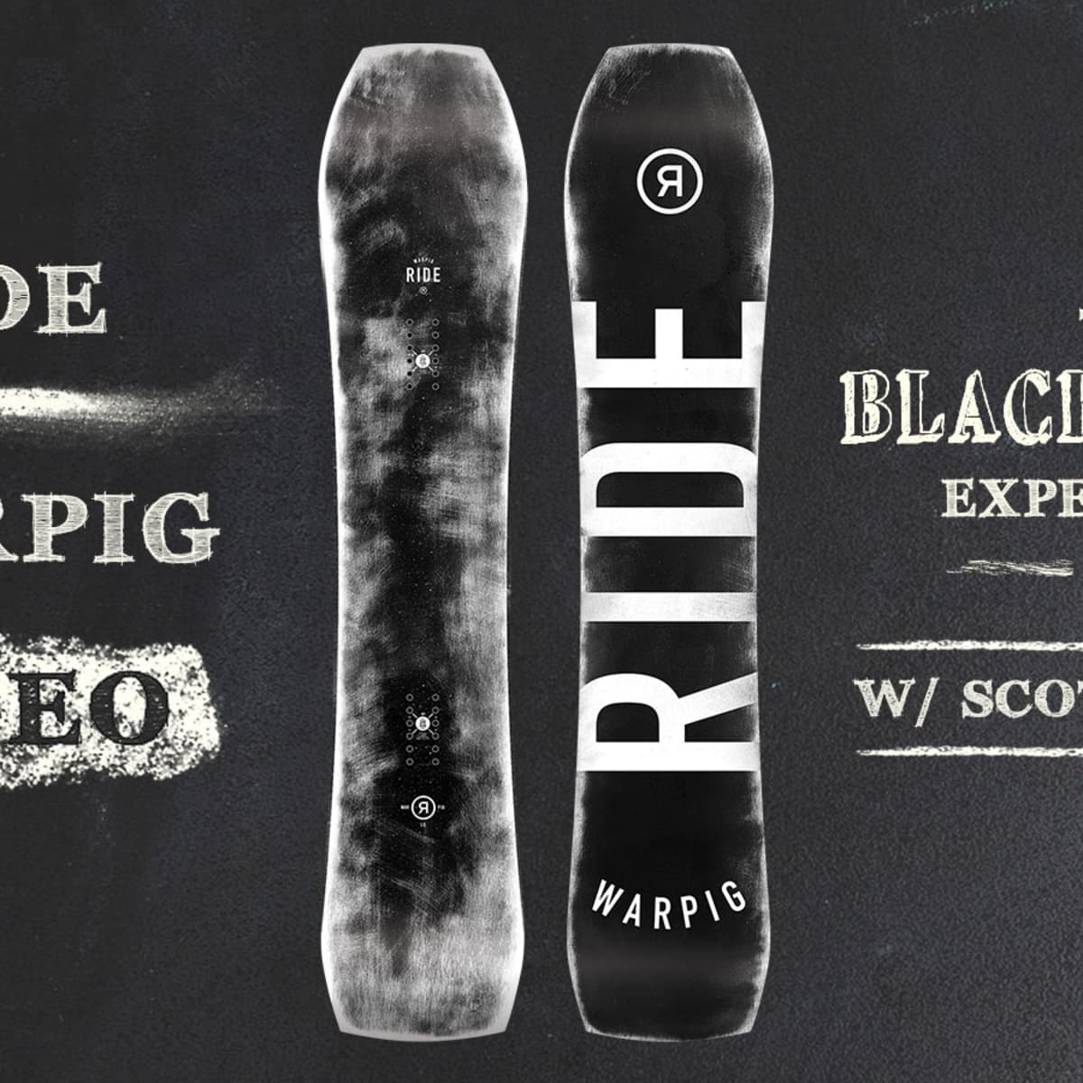2018 Ride Warpig Snowboard Review - Blackboard Experiment with