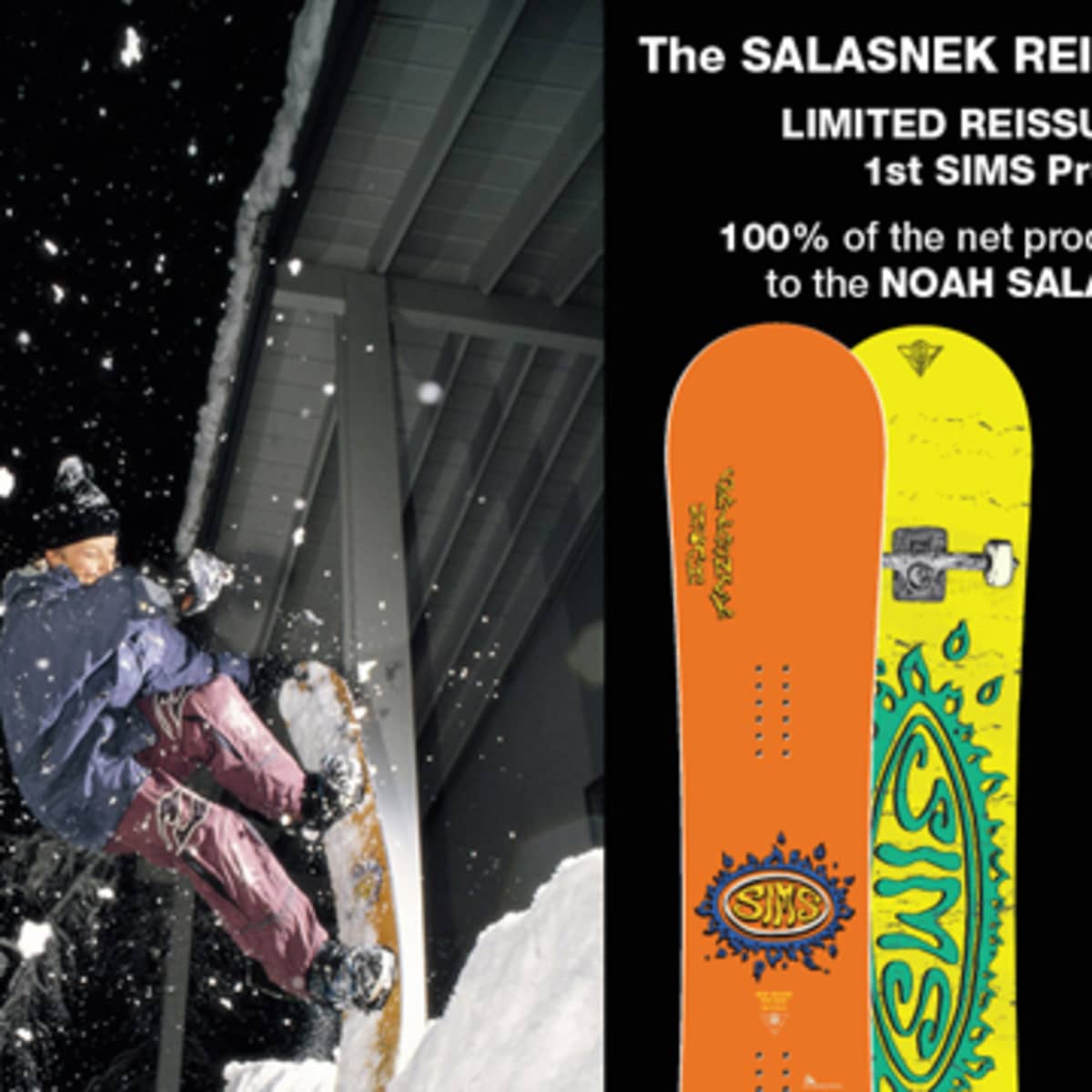 【サイズ交換ＯＫ】 Sims presents to Proceeds All - Package Reissue Salasnek The スノーボード