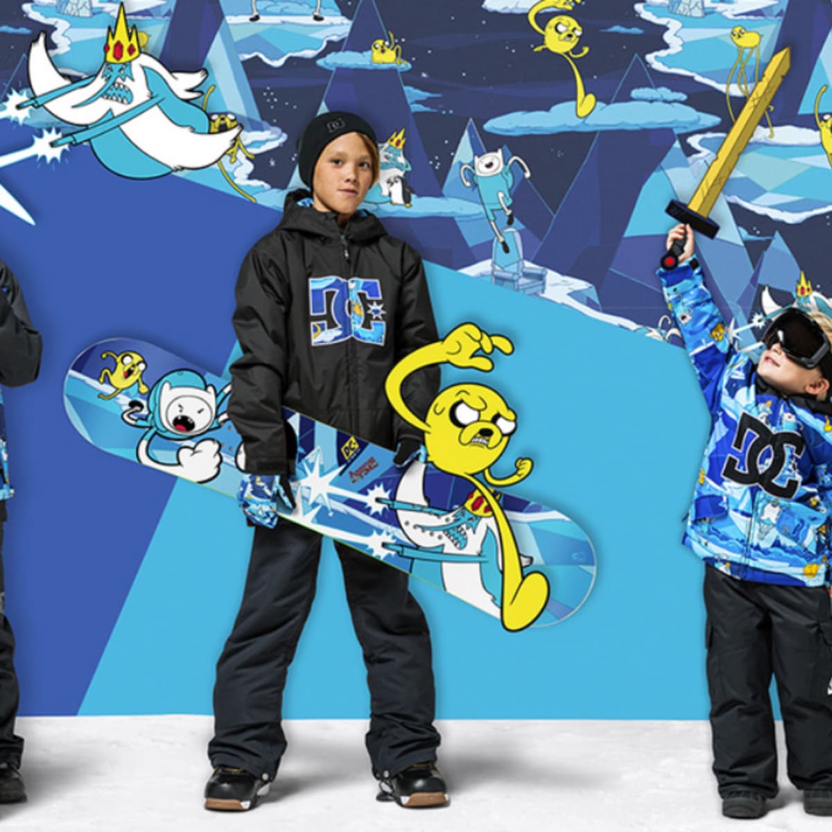 DC Snowboarding Adventure Time Gear for Kids Snowboarder
