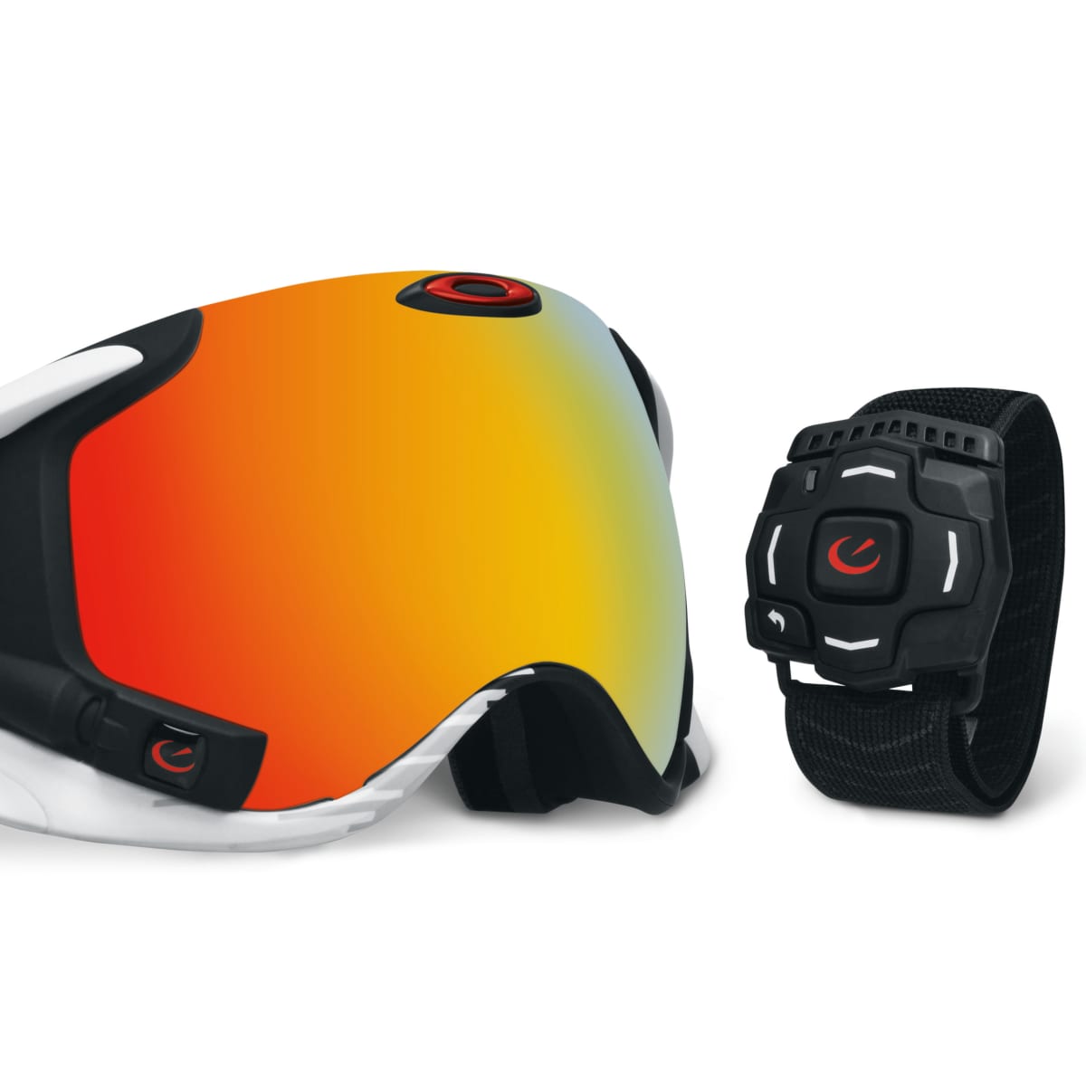 Oakley Airwave X Garmin Video Display Goggle Snowboarder
