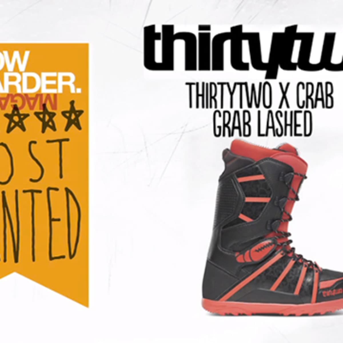 2014 Snowboard Gear ThirtyTwo X Crab Grab Lashed Video
