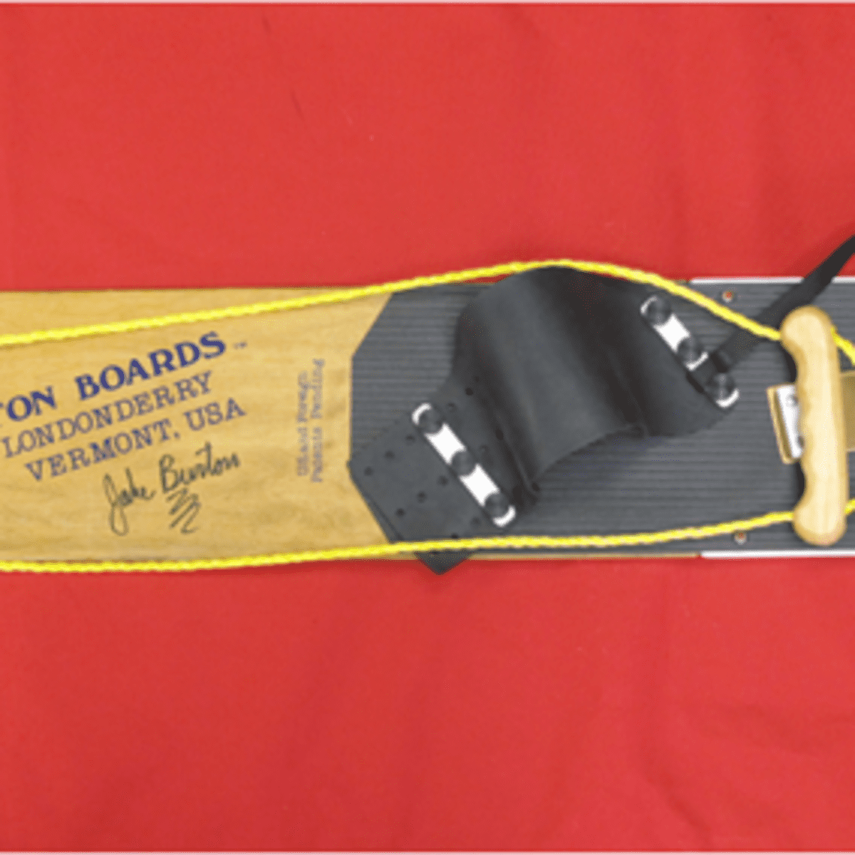 $11,211 for Vintage Burton Snowboard - Snowboarder