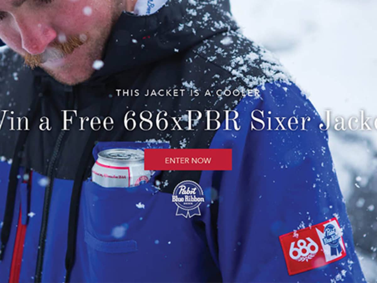 Win a Free 686 x PBR Sixer Jacket Snowboarder