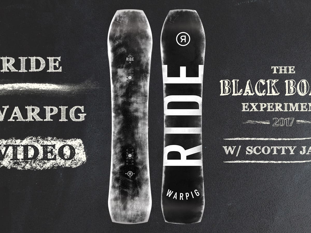 2025新入荷 2018 Experiment Blackboard - Review Snowboard Warpig Ride スノーボード