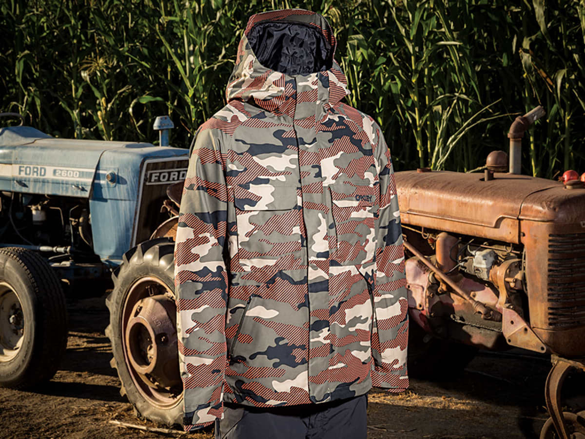 Oakley camouflage jacket top