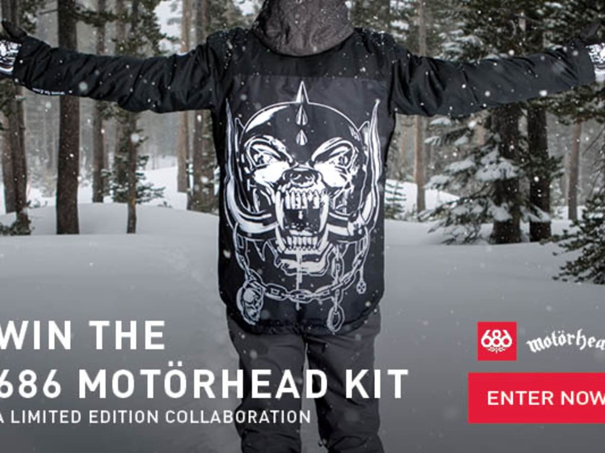 Win the 686 Motorhead Jacket and Mountain Mitt Snowboarder