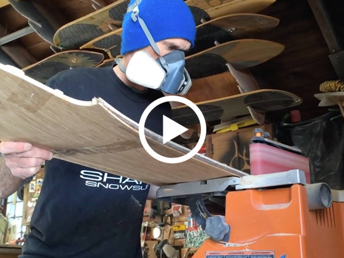 Shark Snowsurf Shape Shed Snowboarder