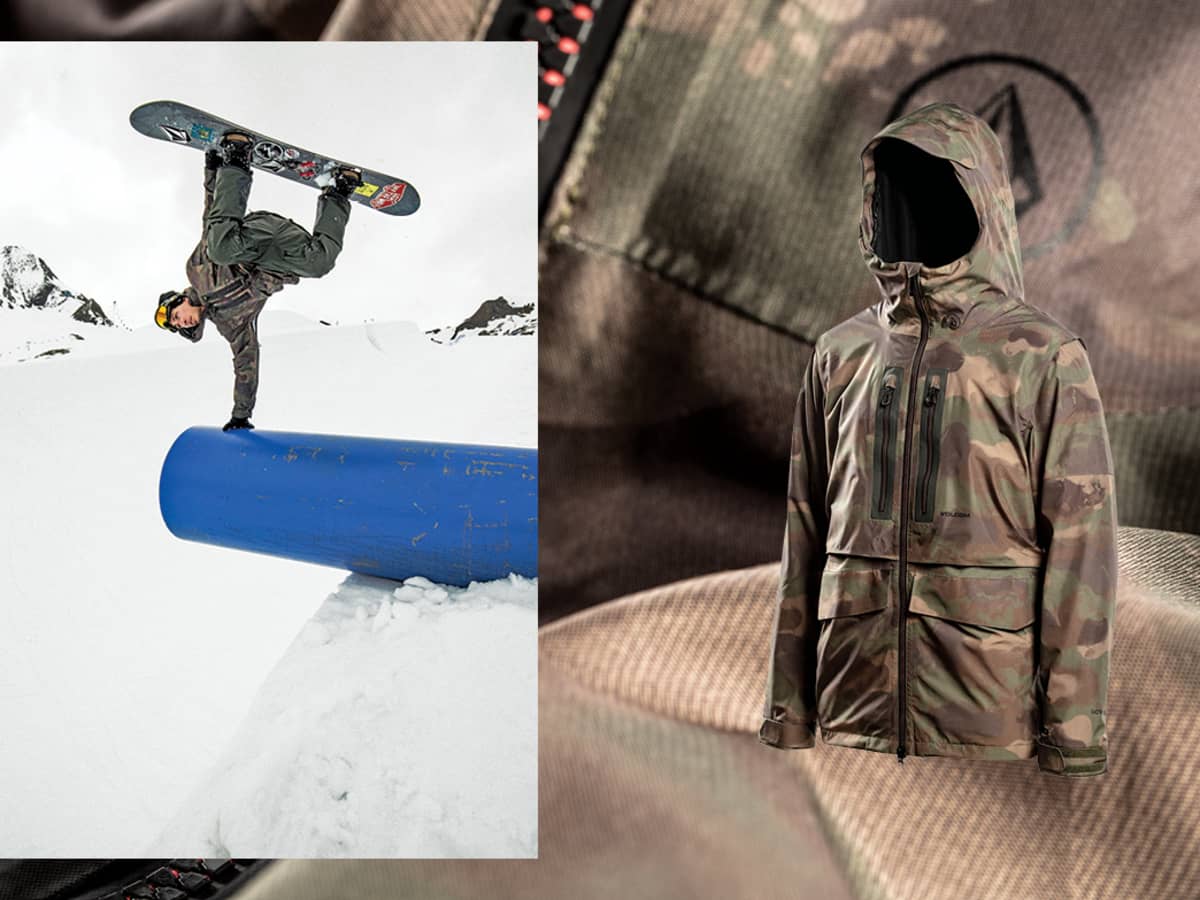 Volcom stone gore deals tex jacket camo