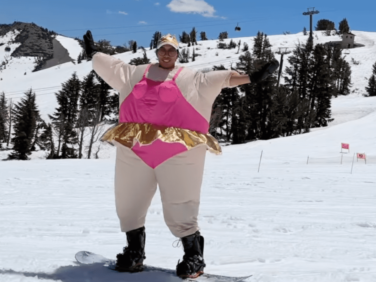 Watch Fat Suit Wearing Snowboarder Makes Our Day with Hilarious