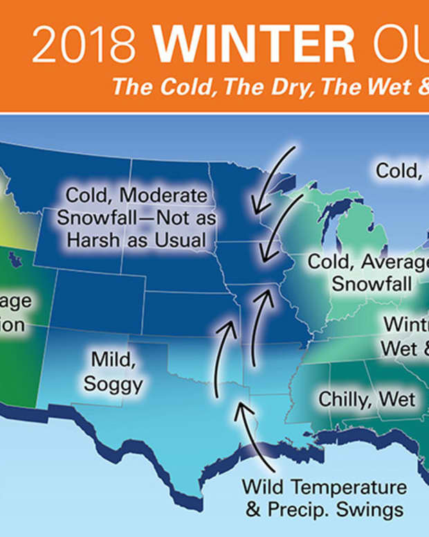 Farmers’ Almanac 20172018 Winter Weather Forecast Snowboarder