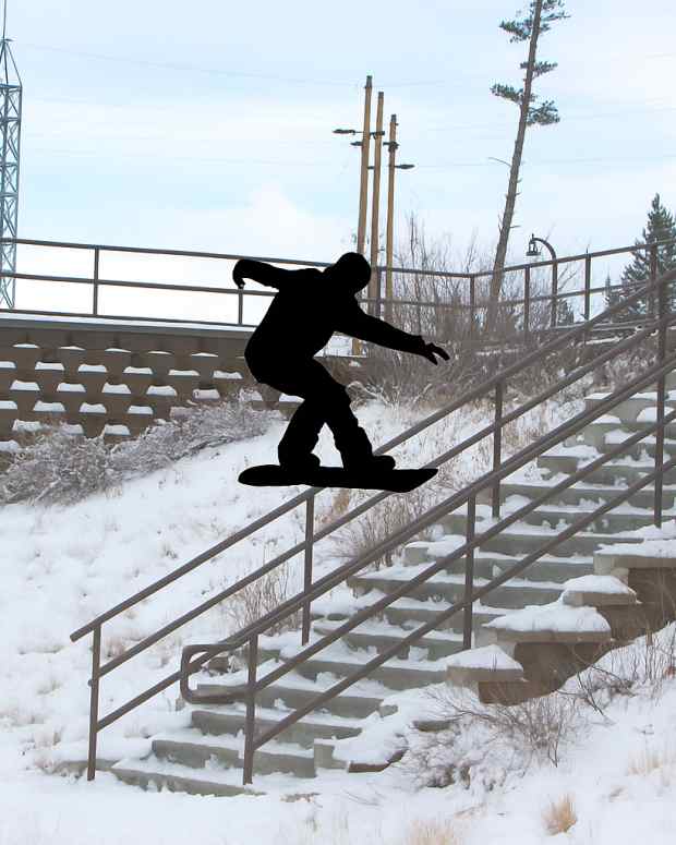 Original photo is of Jamie Nicholls in Frisco, Colorado.