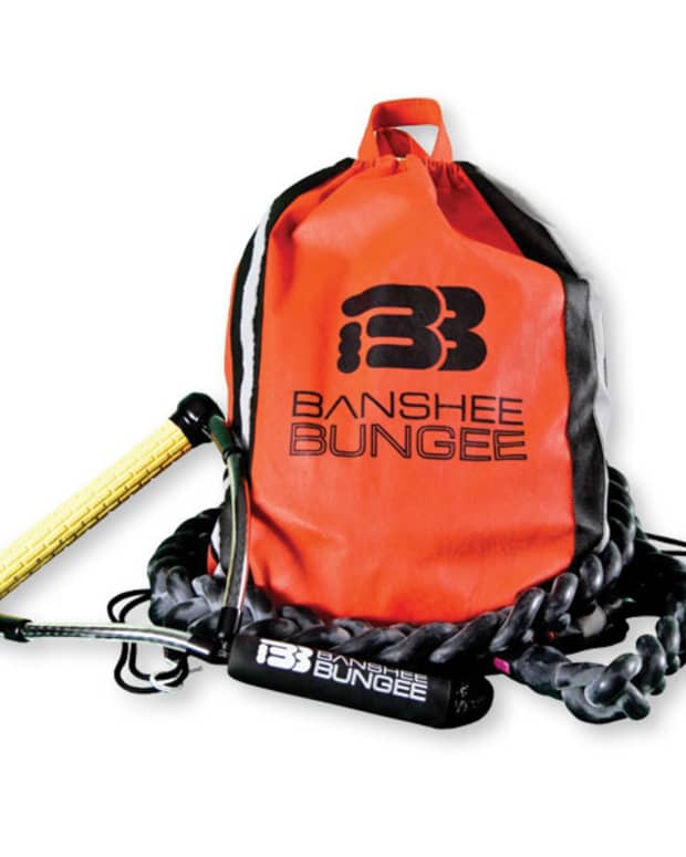 Snowboard bungee cord clearance
