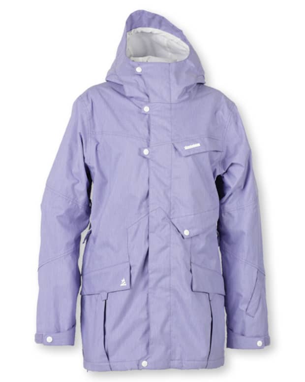 zimtstern スノーボードジャケット ホワイト/ブラウン Zimtstern Snowy Jacket 2011