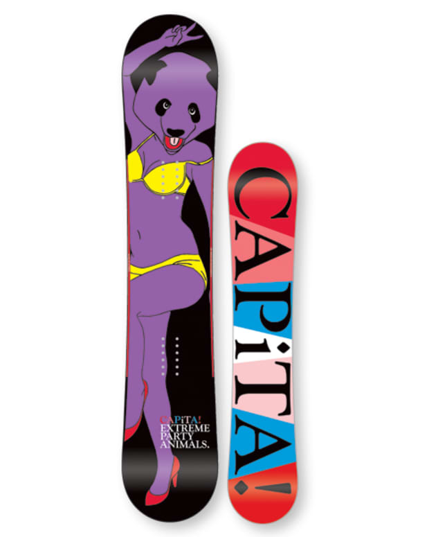 Capita Black Snowboard of Death Snowboard