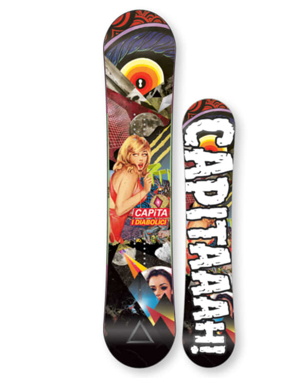 Capita Black Snowboard of Death Snowboard