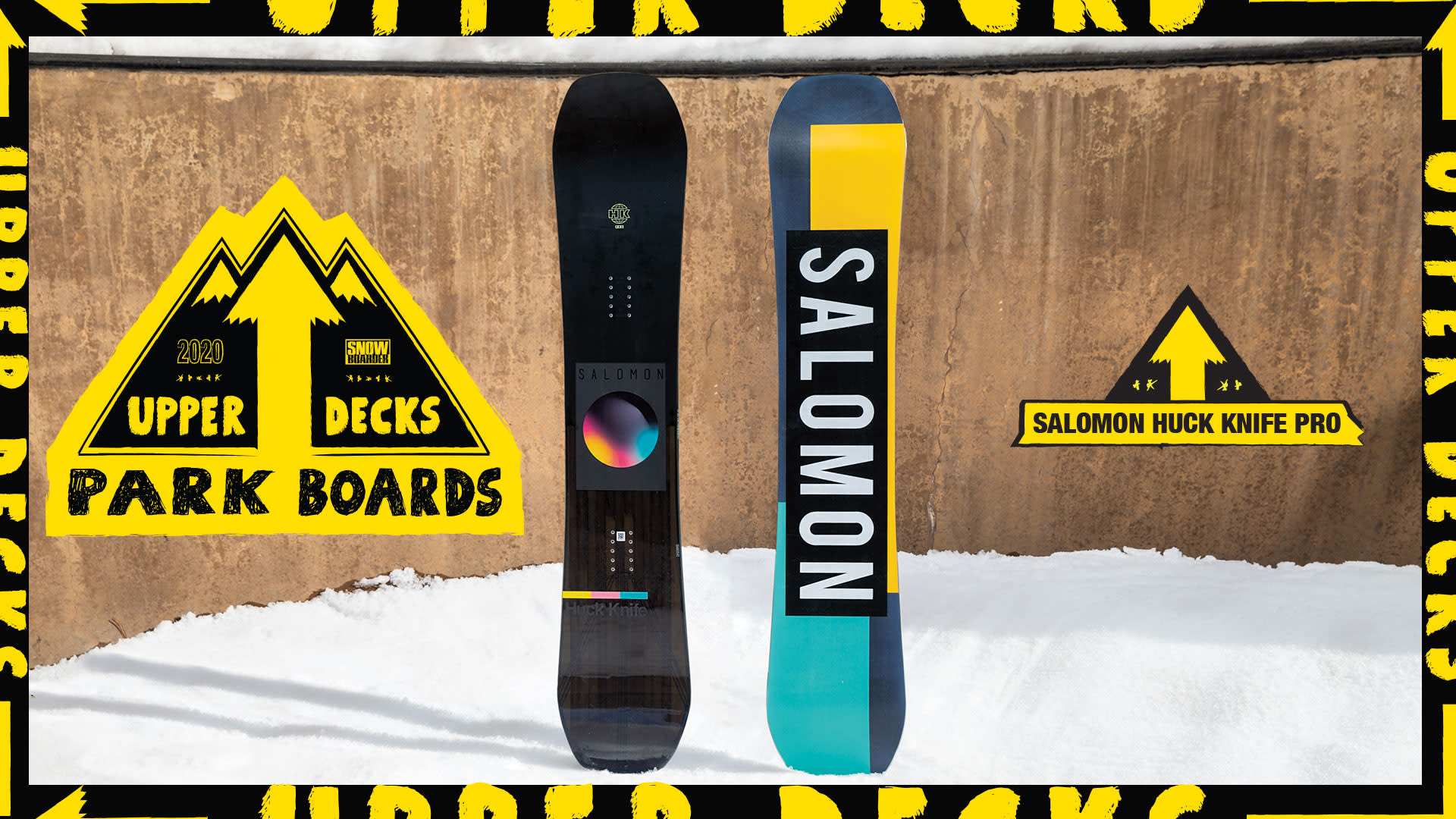 スノーボード SALOMON HUCK KNIFE PRO 155W HUCK KNIFE PRO Męskie - Deska snowboardowa do freestyle'u