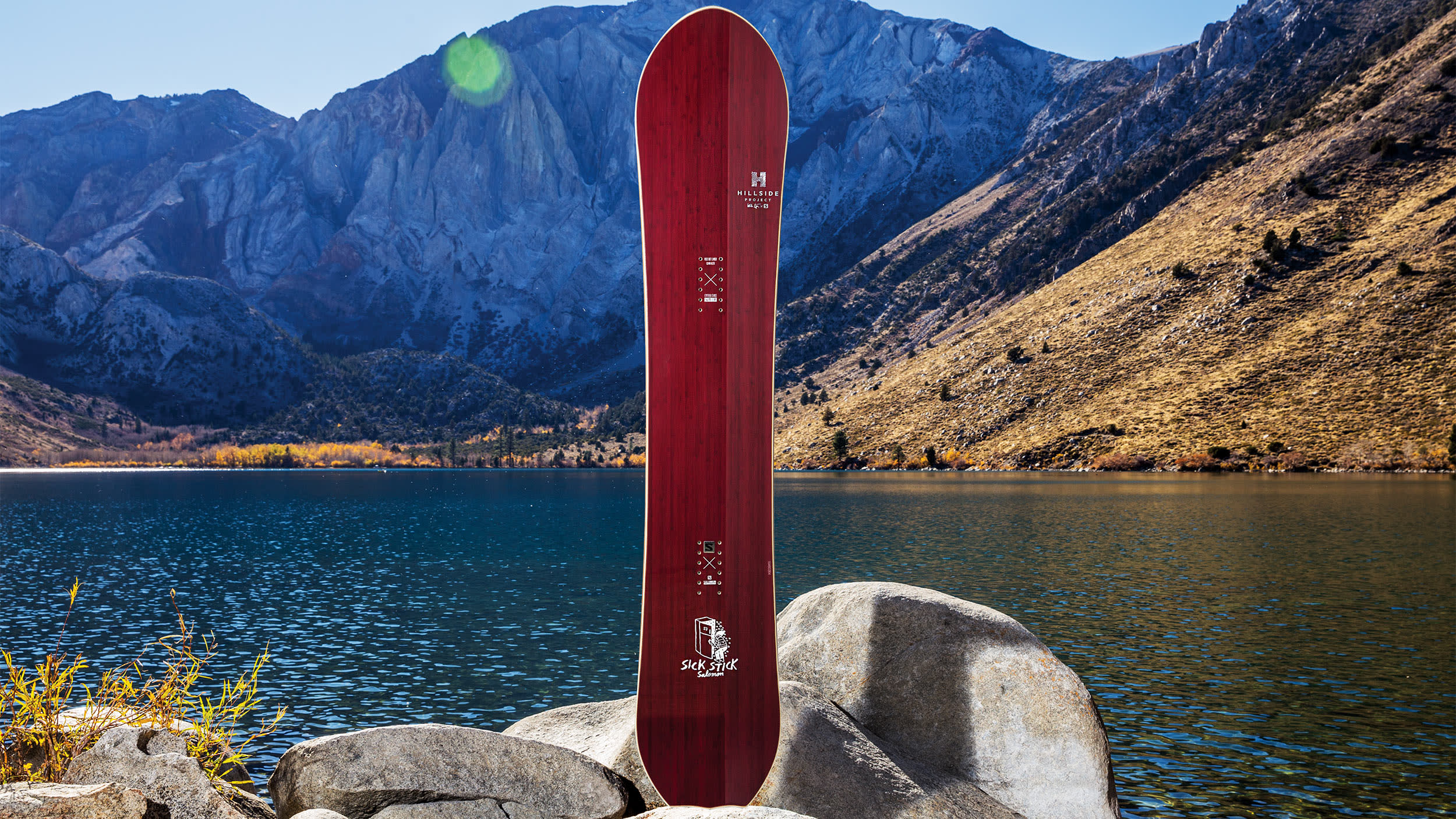 Salomon Sick Stick: 2017-2018 Powder Board Lookbook - Snowboarder