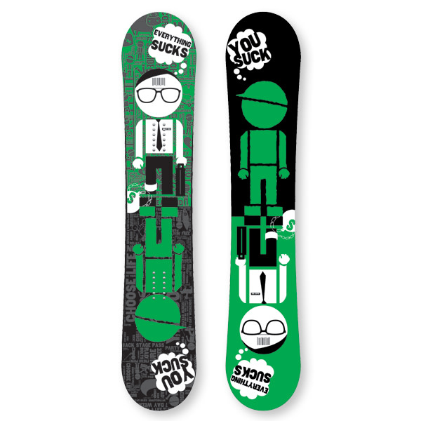 ドンドン【未使用】スノーボード SUCKS STEP CHILD 155 Stepchild Snowboards Sucks Snowboard - Snowboard