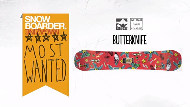 2014 rome butterknife snowboard 2014 Snowboard Gear: Rome Butterknife - Video
