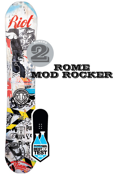 Best of Test 2012: #2 Rome Mod Rocker - Snowboarder