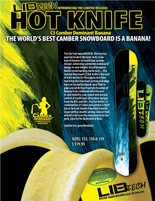 Libteck リブテック Advance knife 154 C3キャンバー Libteck リブテック Advance knife 154 C3キャンバー Libteck