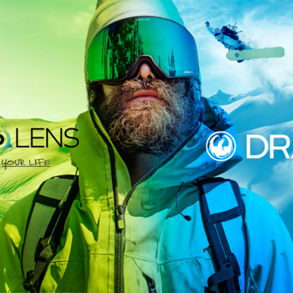 Dragon x Danny Davis PXV2 Goggle - Snowboarder