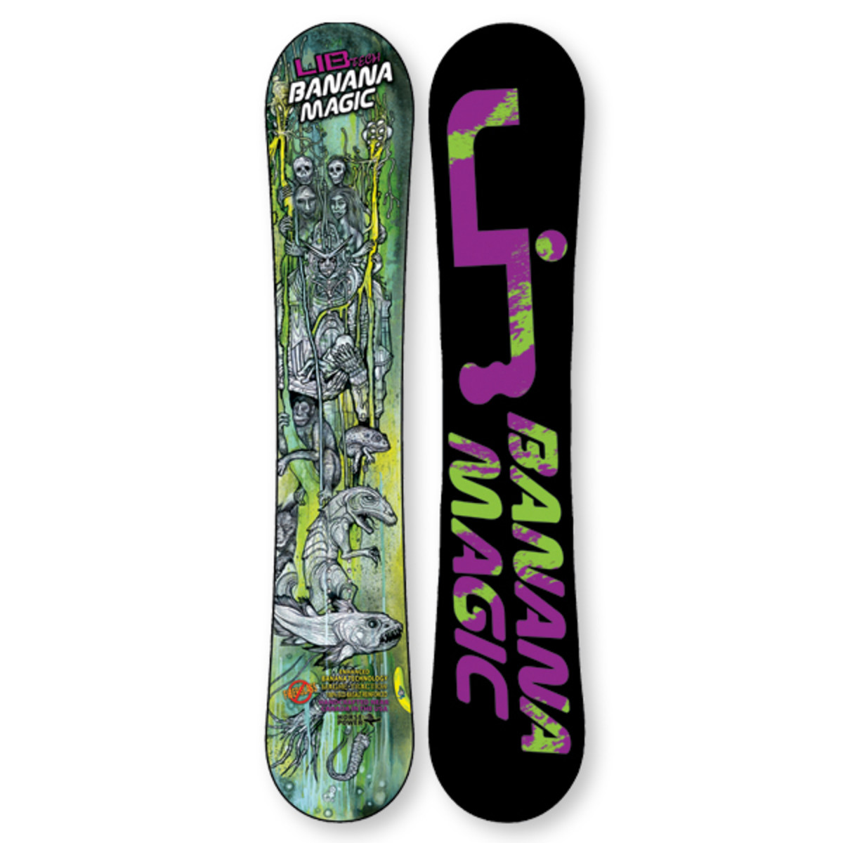 LibTech Banana Magic Snowboard - Snowboarder